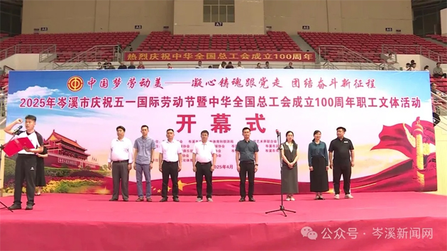 【慶“五一”系列活動】百年工運映初心 勞動筑夢綻風(fēng)采——2025年岑溪市職工文體活動開幕！